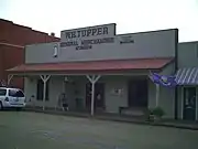 The front facade of the W. H. Tupper General Merchandise Museum, circa 2008