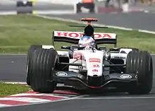 Jenson Button driving the 007 at the 2005 Canadian Grand Prix.