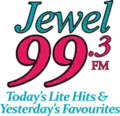 Jewel 99.3 logo from 2014-2021