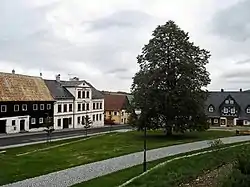 Jiřího Square, historic centre