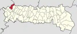 Location in Ialomița County