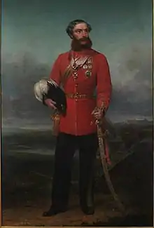 Nova Scotian Sir John Eardley Inglis by William Gush - Indian Mutiny