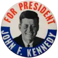 Kennedy's campaign button