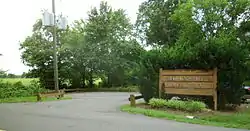 Photo showing the entrance to the park from Germantown Road