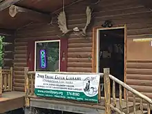 Photograph of the John Trigg Ester Library Clausen Cabin