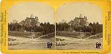 A photograph of the Johnston-Felton-Hay House circa 1877.