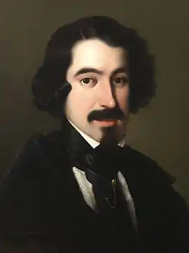 El escritor José de Espronceda, portrait by Antonio María Esquivel (c. 1845) (Museo del Prado, Madrid)