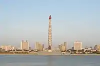 Juche Tower Monument to the philosophy of Juche (self-reliance)