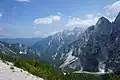 The Julian Alps, from the Vršič Pass