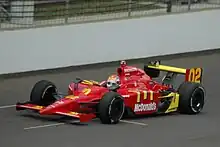 Justin Wilson's car