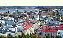 Kantakaupunki seen from Harju