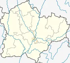 Justinava is located in Kėdainiai District Municipality