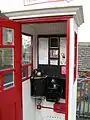 K1 telephone box interior.