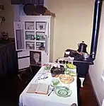 The early 1900s kitchen at the museum seen in 1992.