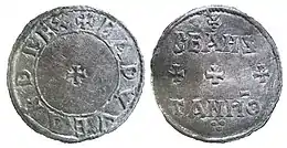 Silver penny of Edward the Elder