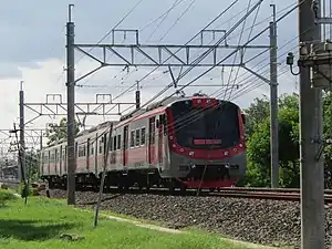 i9000 series train departing Maguwo during Test Run