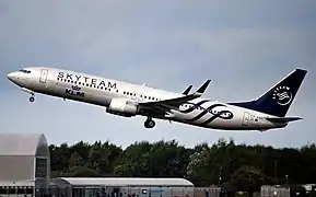 Boeing 737-900 in SkyTeam livery