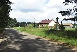 Roadside house in Kraszewo-Rory