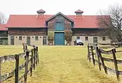 The Stanford White-designed Music Barn at Kaatsbaan International Dance Center, formerly Tivoli Farms