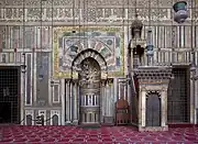 Mihrab of the Mosque-Madrasa of Sultan Hasan in Cairo (14th century)