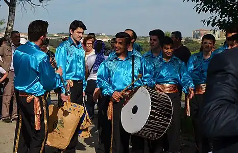 Romani men of Turkey.