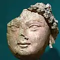 Terracotta head (200-400 CE)