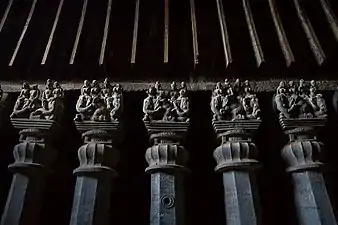 Row of capitals.