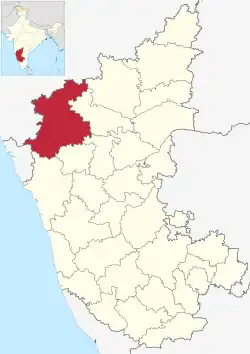 Location in Karnataka