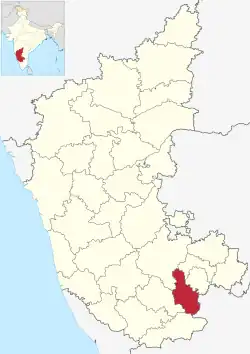 Location in Karnataka