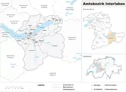 Location of Interlaken District