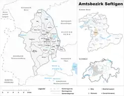 Location of Seftigen District