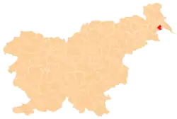 The location of the Municipality of Crensovci