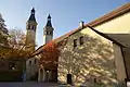 Former monastic church of St. Vitus and gatehouse