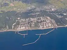 Aerial view of the Kashiwazaki-Kariwa Nuclear Power Plant