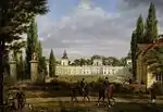 View of Wilanów Palace from the gateway  (1833)