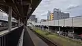 The Hitachinaka Seaside Railway platform in June 2017