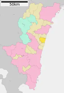 Location of Kawaminami