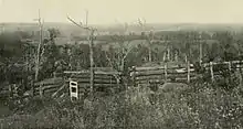 Confederate defenses at Kennesaw Mountain