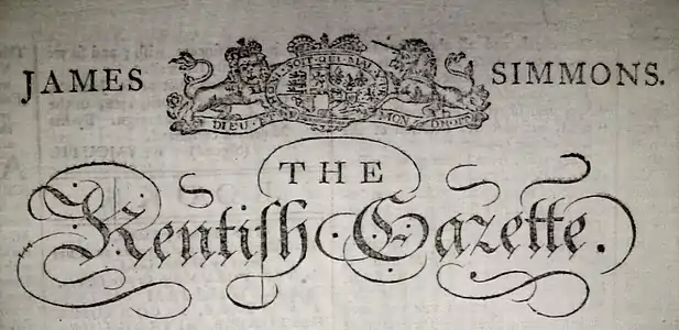 Masthead, 1768