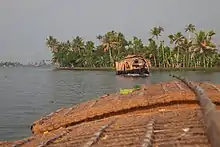 Houseboats on Vambanad Lake