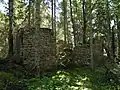 Remains of the cattle manor founded in 1807.