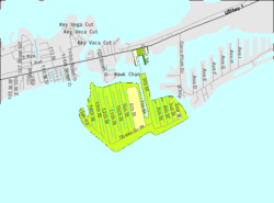 U.S. Census Bureau map showing city limits