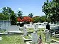 Area containing Confederate Navy sailors' graves