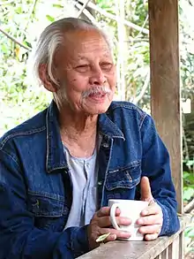 Khamsing Srinawk at his home in Rai Than Kasem, Pak Chong, Nakhon Ratchasima