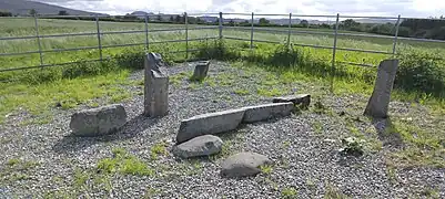 The stones in the enclosure