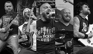 Killswitch Engage performing in 2014