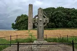 Kilree high cross and round tower