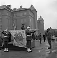 Colour guard in 1956