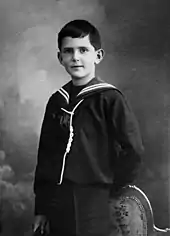 Umberto II of Italy as a child