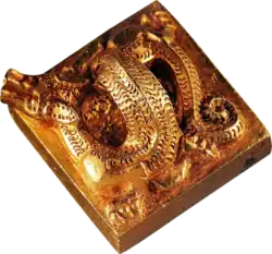 Gold seal with dragon handle, given to Nanyue by the Han dynasty